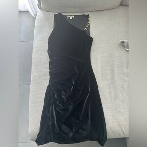 Black Michael Kors Velvet Dress